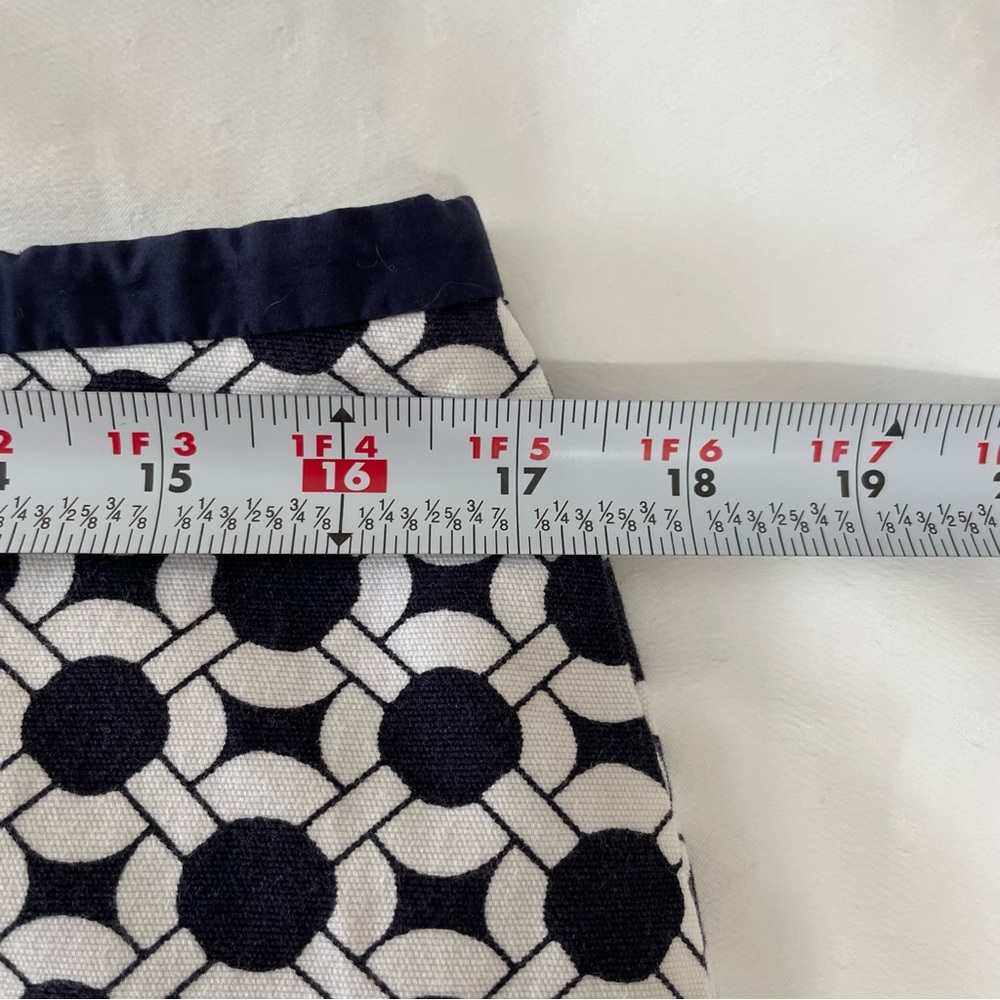 Talbots A-Line Black and White Knee-Length Skirt - Picture 5 of 6